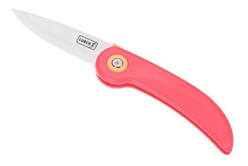 Cuchillo Navaja Retráctil De Picnic De Cerámica Lurch Aleman Color Rojo