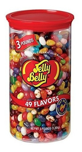 Jelly Belly Jelly Beans, Sabores Surtidos, Tina De 3 Libras