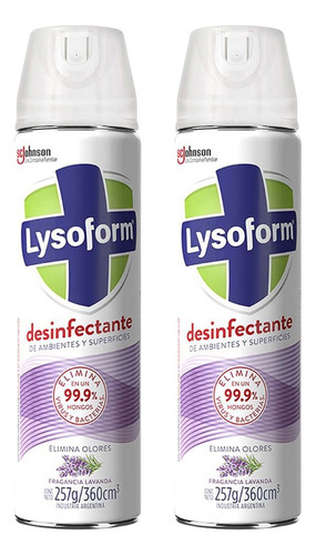Lysoform - Lavanda - 360cm3 - Pack 2 Unidades