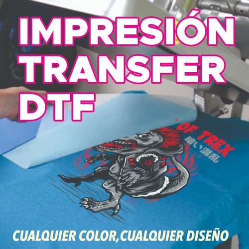 Impresión Transfer Dtf Por Metro Lineal 60x100 Cm