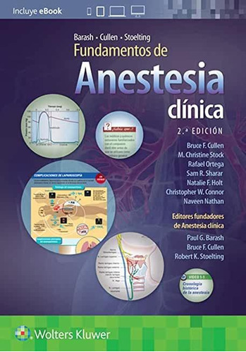 Fundamentos De Anestesia Clínica, De Barash. Editorial Wolters Kluwer, Tapa Blanda, Edición 2 En Español, 2022