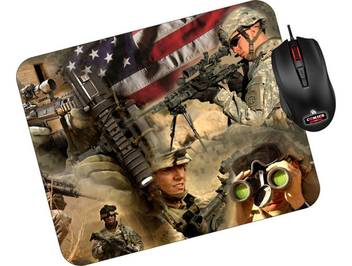 Mouse Pads U.s Army Pad Mouse Color Negro