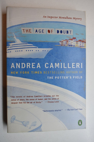 The Age Of Doubt (an Inspector Montalbano Mystery)      C231