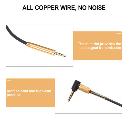 Cable De Audio Para Auriculares, Control Por Cable, Compatib