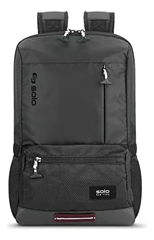 Solo New York Draft Slim Mochila Negro Cuotas sin inter s