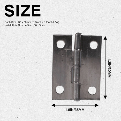 Herrajes Rectangulares Plegables Para Bisagras Para Puertas