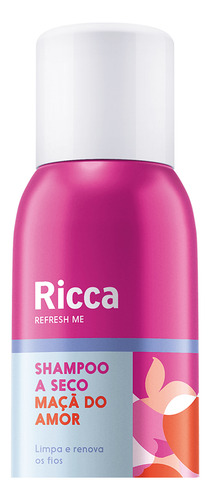 Kit 6 Ricca Shampoo A Seco Maçã Do Amor 150ml