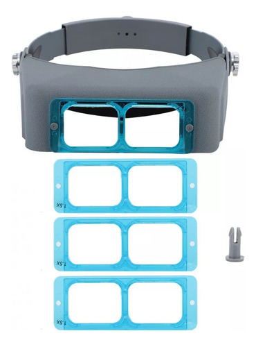 Lupa Binocular De Cabeza Con 4 Lentes Ópticas.