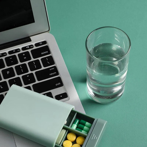 Caja Rectangular De 2 Piezas Para Medicamentos, Caja De Alma