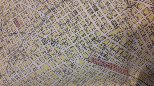 Antiguo Mapa Ciudad Buenos Aires Capital Federal Plano 1934 (Usado)