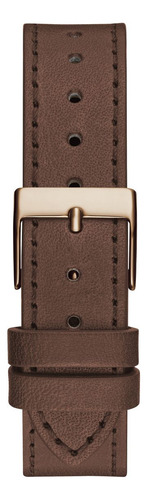 Reloj Guess Fame Ladies De 34 Mm Correa Marrón oscuro