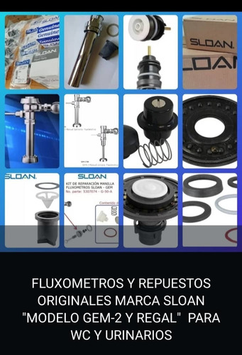 Fluxometro Sloam Repuesto A-36-a,a-37-a Originales Wc Y Urin