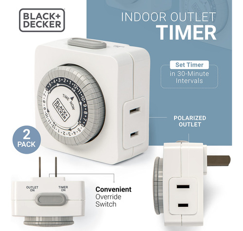 Temporizadores Programables Para Interiores Black+decker, Pa