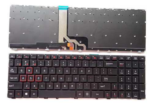 Teclado De Laptop Com Layout Americano Durável Laranja