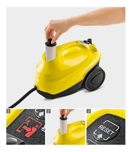 2pcs Limpiador De Vapor Para Karcher Sc2 Sc3 Filtro