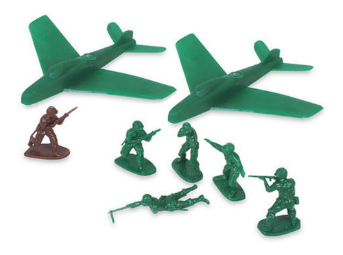 Set Pack Soldaditos + Aviones Soldados De Elite Juguete