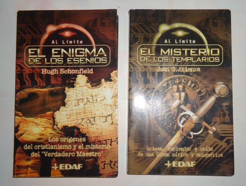 2 Libros Historia Religión Colección Al Limite Ed. Edaf (Usado)