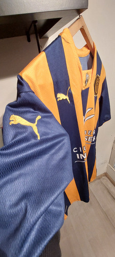 Camiseta Rosario Central Puma 2010, Usada En Juego Talle L (Usado)