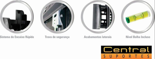 Suporte Tv Parede 32 A 65 Fixo N01v4 ELG Led Oled Curva
