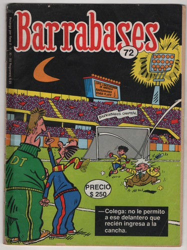 Comic Barrabases 72 La Bulla. (Usado)