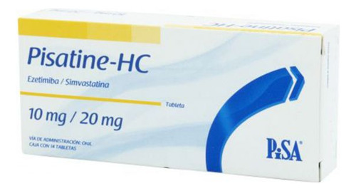 Pisatine Hc 10 Mg/20 Mg 14 Tabletas