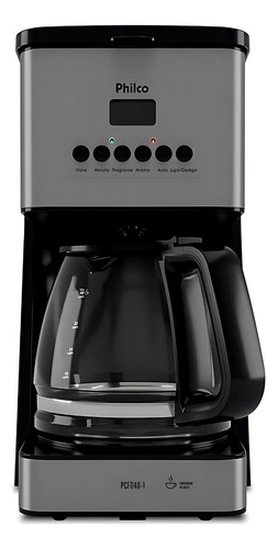 Cafeteira Philco 40 Cafezinhos 1000w Cor Preto 110v