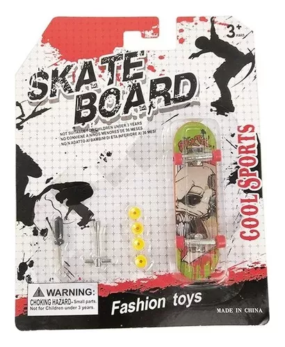 BIGBAMSPACE Juguete Patinetas Dedos Finger Skate Lija Calidad