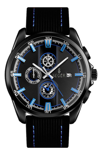 Reloj Hombre Seger 9181 Original Eeuu Elegante Sport Casual