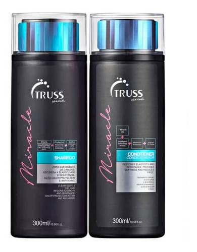 Truss Miracle Kit Shampoo 300ml E Condicionador 300ml