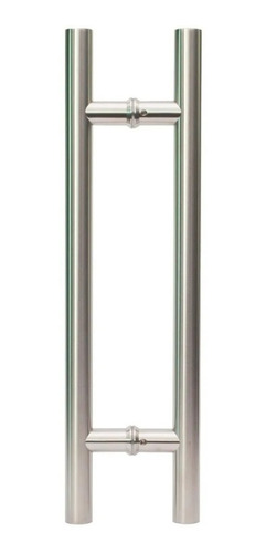 Jaladera Acero Inoxidable 50cm Tipo H Puerta Cristal, Madera