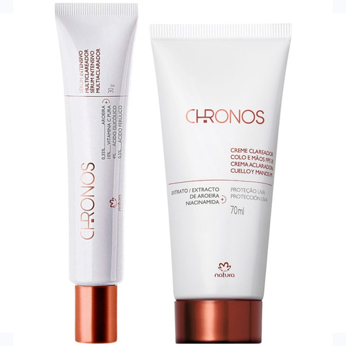 Chronos Sistema Aclarador Sérum Intensivo + Crema Fps 30