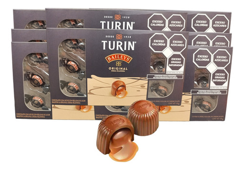 Chocolate Con Leche Crema Irlandensa 5 Caja 120 G C/u Turin