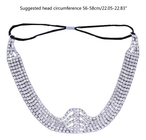 (s) Diadema, Cadena En S, Diadema Para La Frente Nupcial