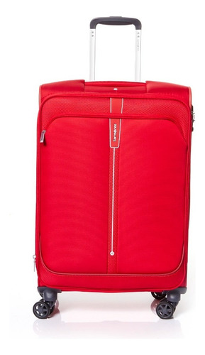 Maleta mediana Samsonite Popsoda roja, color rojo liso