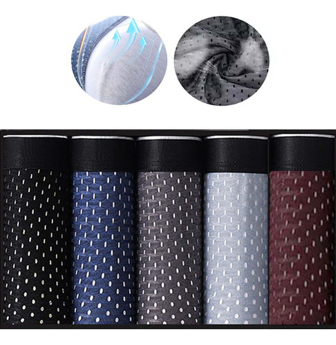 Kit De 5 Calzoncillos Bóxer Para Hombre