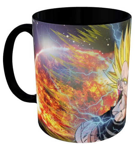 Mugs Vegueta Super Sayayin Dragon Ball Pocillo Serie Geeks