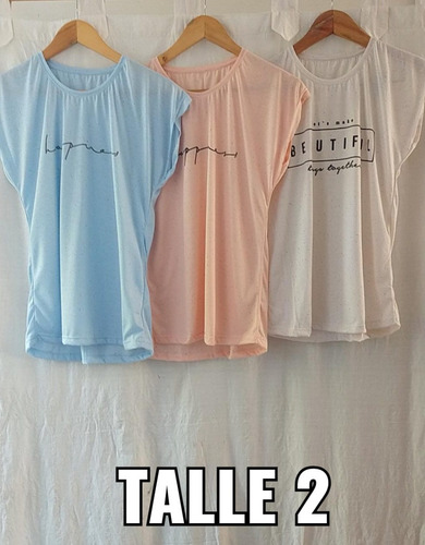 10 Remera Manga Japonesa Con Estampa Por Talle (x Mayor)