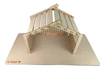 Comprar Casa Nacimiento Navideño Mod. 2 Jumbo Sin Armar Mdf 1pza