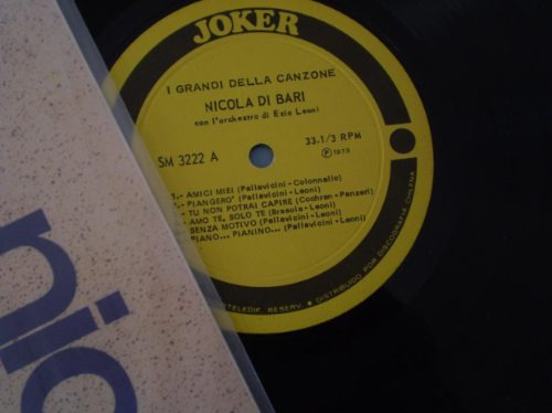 Vinilo De Nicola Di Bari (u111