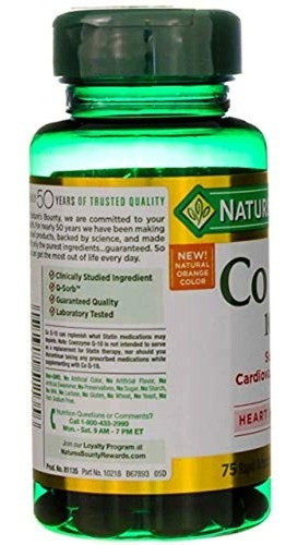Nature`s Bounty Co Q-10 100 Mg Suplemento Dietetico Capsul