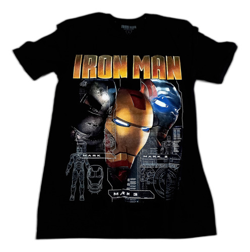 Iron Man Jarvis Polera Talla S/m/l/xl Bside 