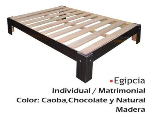Base Para Cama Egipcia Individual Chocolate Box Para Colchon