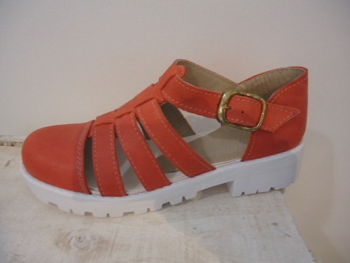 Franciscanas Zapatos Calado Plataformas Sandalias