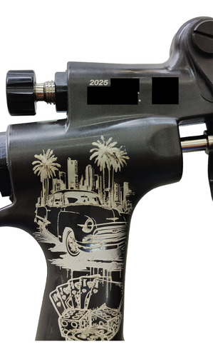 Pistola De Gravedad Walcom Slim Kombat Pro Gangster Edition