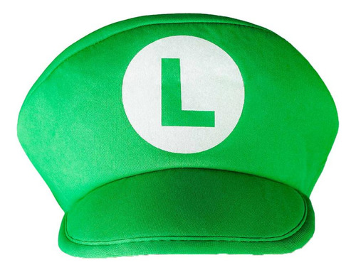 Chapeu Mario Bros Quepe Boina Infantil Fofinha E Confortável Cor Verde