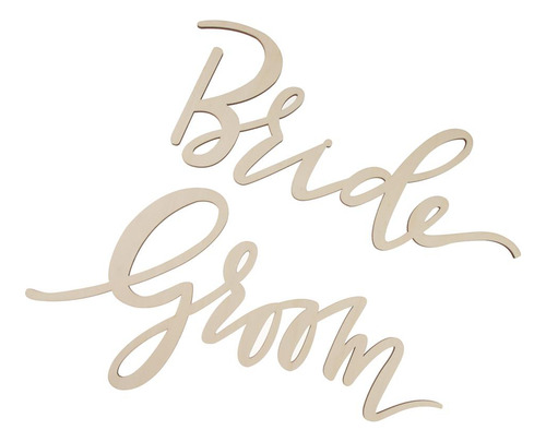 2pcs Novia Novio De Recepción Nupcial Y Decoración De La