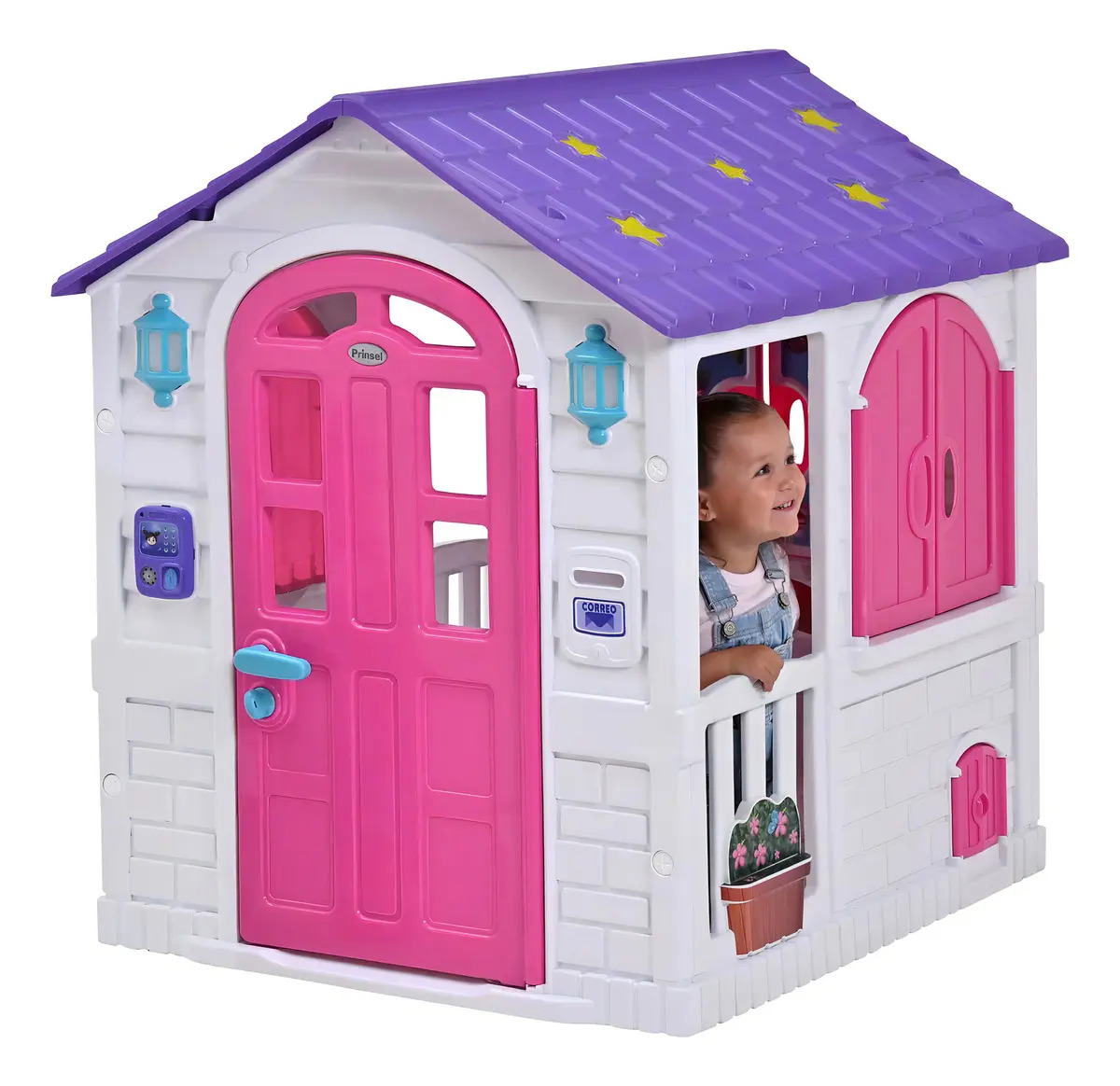 Casita Infantil Play House Prinsel 4080 Para Niños Color Rosa Girl