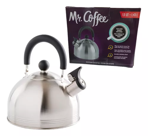 Comprar cafetera tetera silbante de ibili, acero inoxidable 18/10 capacidad  1,5 litros