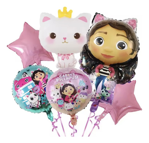 Set De Globos Gaby La Casa De Muñecas 144 Piezs Envio Gratis Caramelo Gaby La Casa De Muñecas
