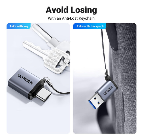 Adaptador Usb A Usb C Ugreen Usb C Macho A Usb 3.2 Hembra